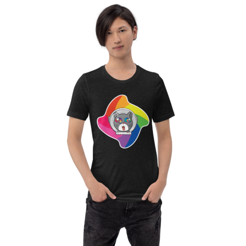 Rainbow Space Cat Shirt Front