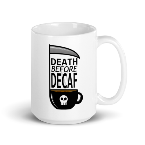 Death Before Decaf Back